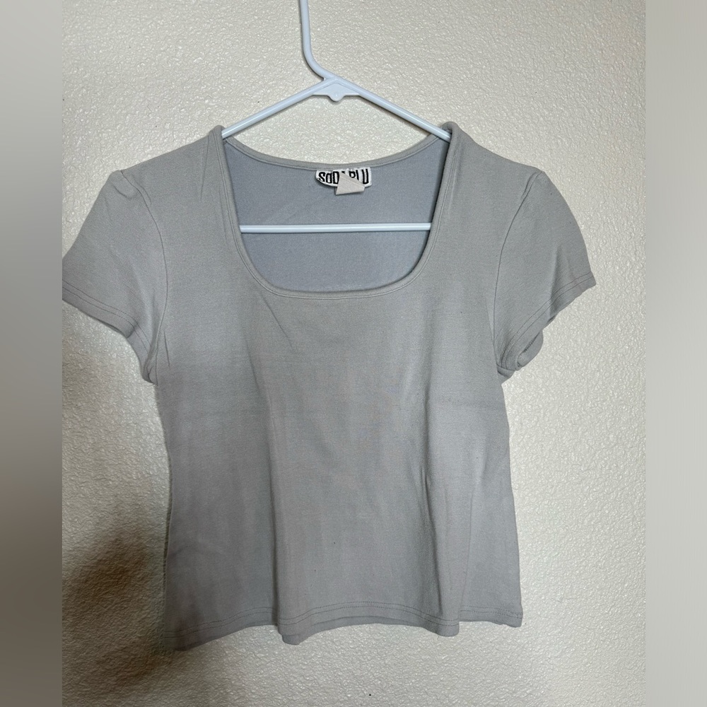 Vintage soda blu top